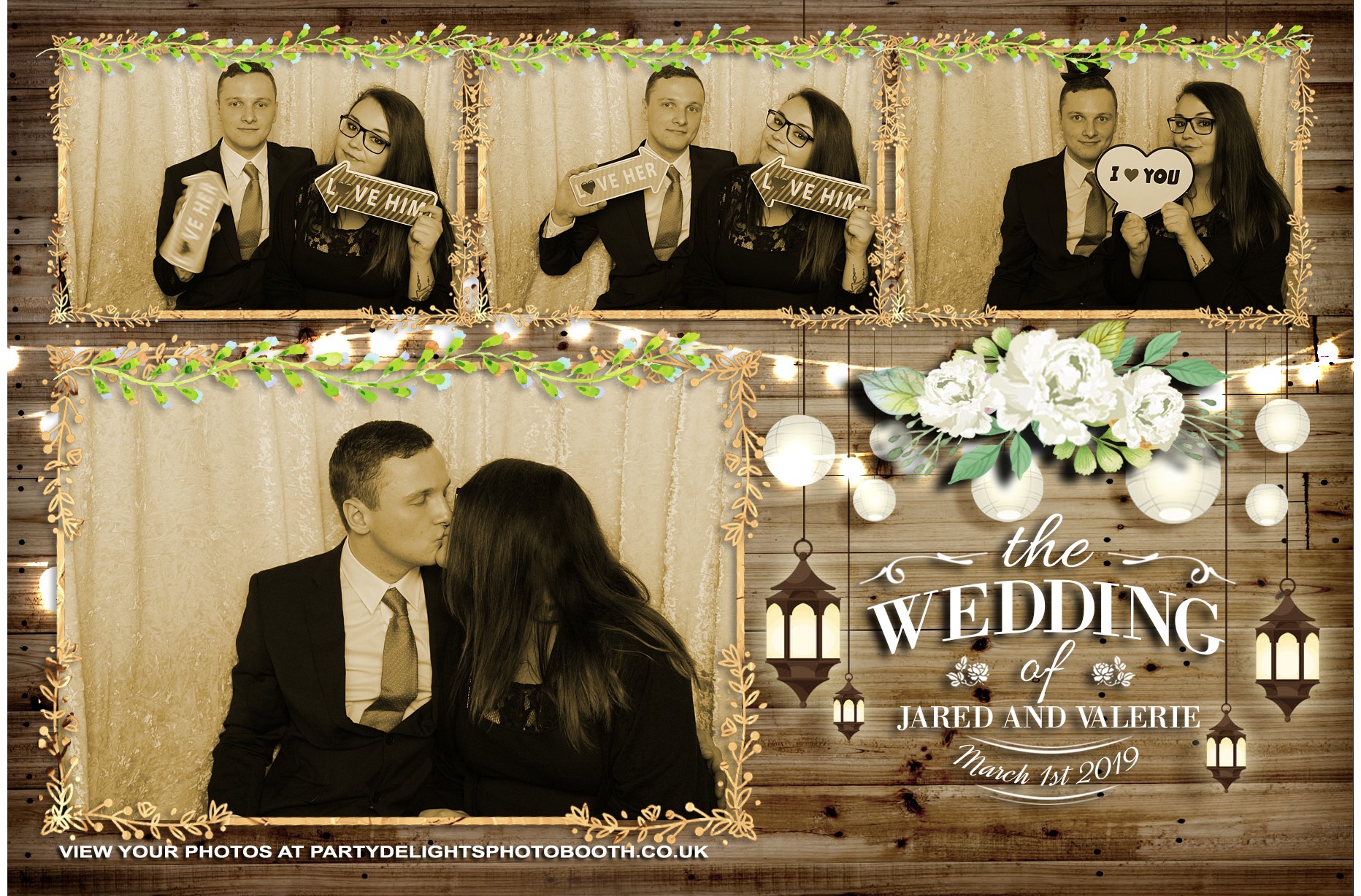 Jared and Valerie’s Wedding - Prints | View more photos from the event at gallery.partydelightsphotobooth.co.uk/u/PartyDelightsPhotoBooth/Jared-and-Valerie’s-Wedding-Prints